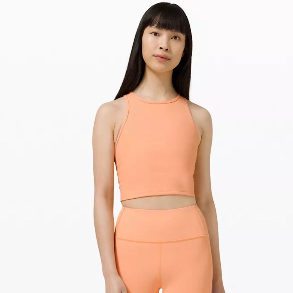 NWT Lululemon Malibu Peach Crop Tank